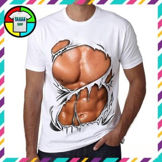 RẺ VÔ ĐỊCH- Áo thun in Body 6 múi Nam Nữ