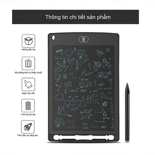 Bảng tập viết, tập vẽ điện tử thông minh màn hình LCD đa sắc tự xóa 8.5 inch cho bé. Đồ chơi trí tuệ cho trẻ em