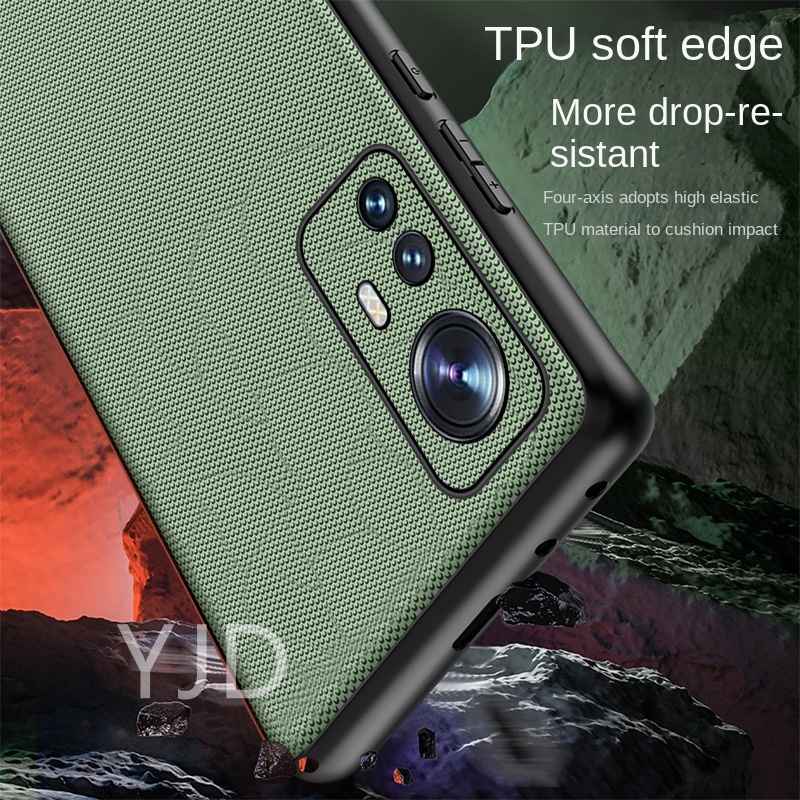Ốp Điện Thoại Chống Sốc Không Vân Tay Thiết Kế Đơn Giản Cao Cấp Cho Xiaomi 12 Pro 12X 12S Ultra