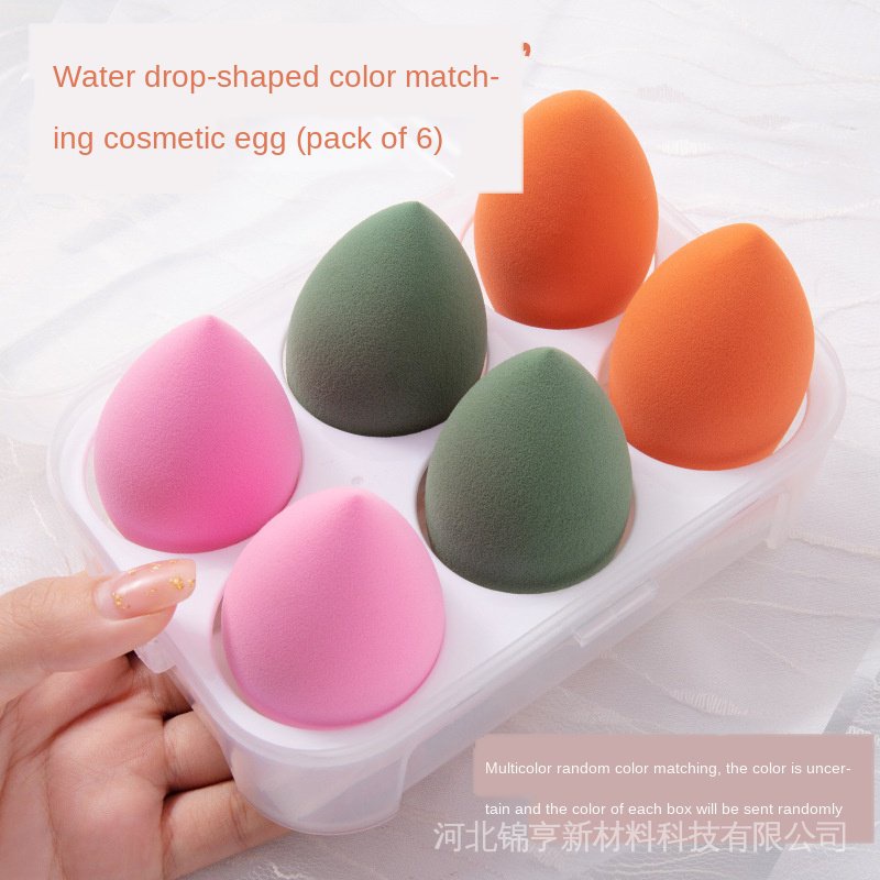 Mút Trang Điểm Hình Quả Trứng Mềm Mại Có Thể Sử Dụng Khô Hoặc Ướt Tiện Lợi