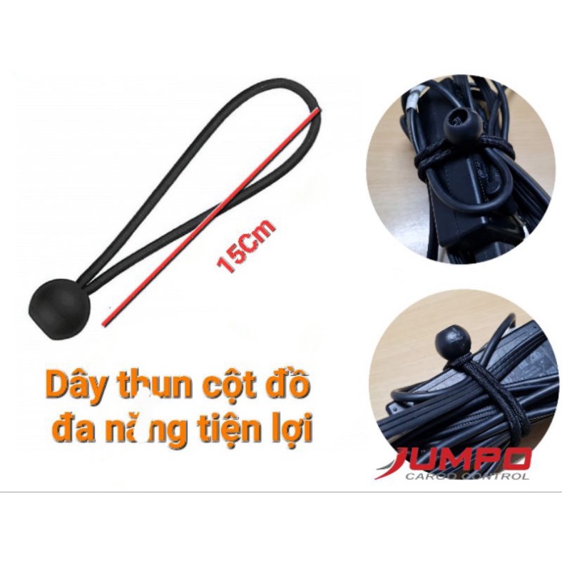 Dây thun cột hàng đa năng, cột các vật dụng đồ đạc giúp gọn hàng dễ sắp xếp đi chuyển đi dã ngoại