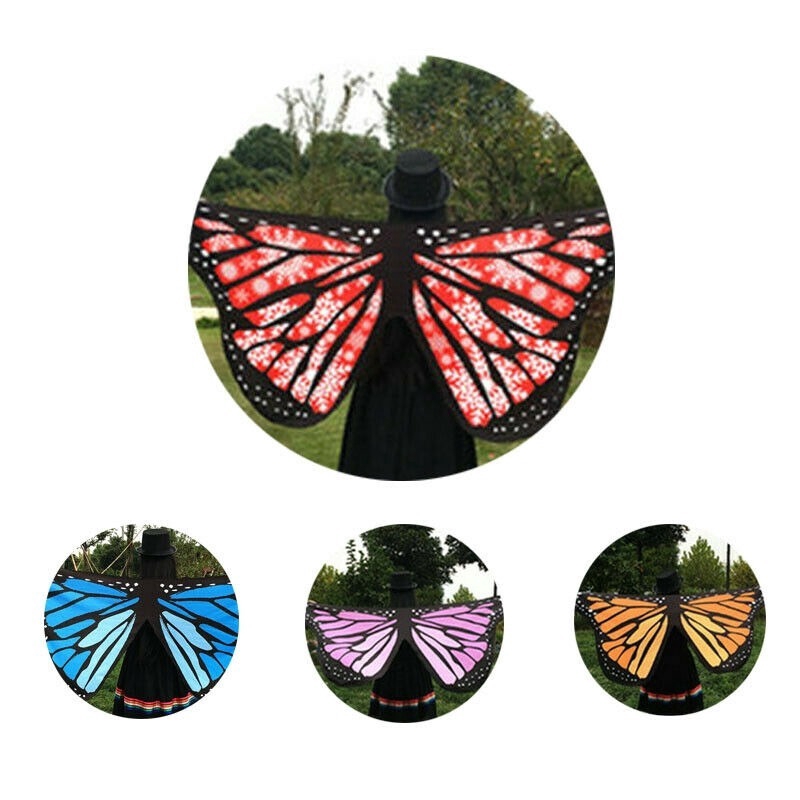 Butterfly Wings Cape Shawl Adult Fairy Pixie Cloak Costume Fancy Dress Party | BigBuy360 - bigbuy360.vn