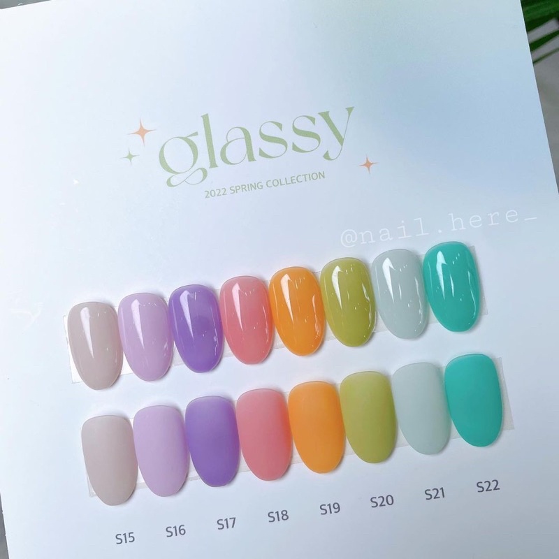 Sơn thạch Very Good Nail chính hãng Hàn Quốc set Glassy