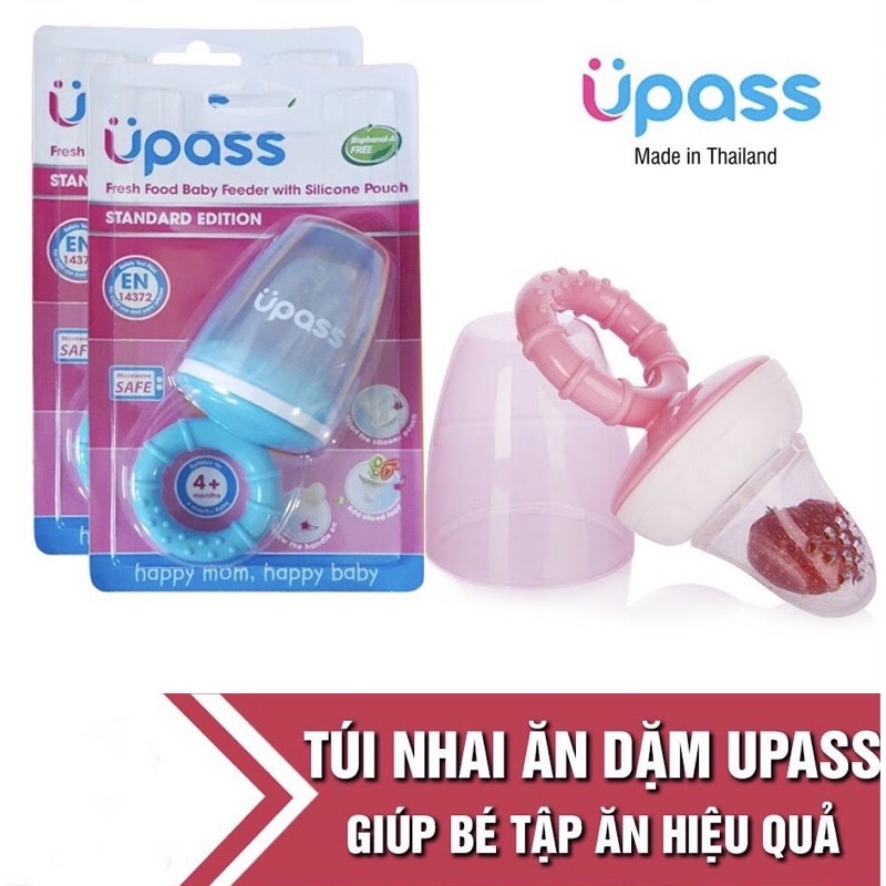 Túi nhai ăn dặm bằng silicone chống hóc UPASS UP002N