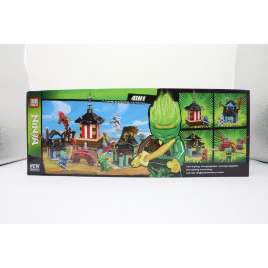 Lego Ghép hình Ninja Mini Box 80 Đến 90 Miếng Ghép