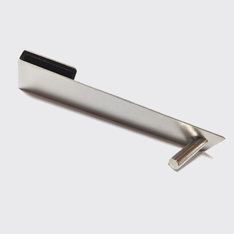 Set 2 Móc Treo Áo Khoác Bằng Thép Không Gỉ Gắn Phía Sau Cánh Cửa Không Cần Khoan