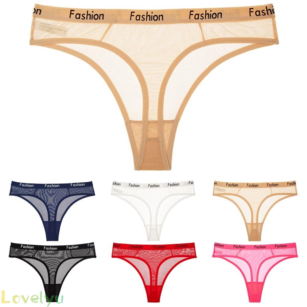 【LOVELYU】Panties Briefs Thong Thong Panties Underwear Comfortable Large Size Sexy Kit New【Good Quality】