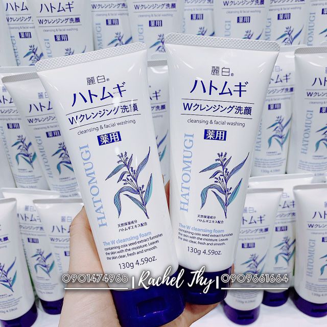 SỮA RỬA MẶT HATOMUGI 130g