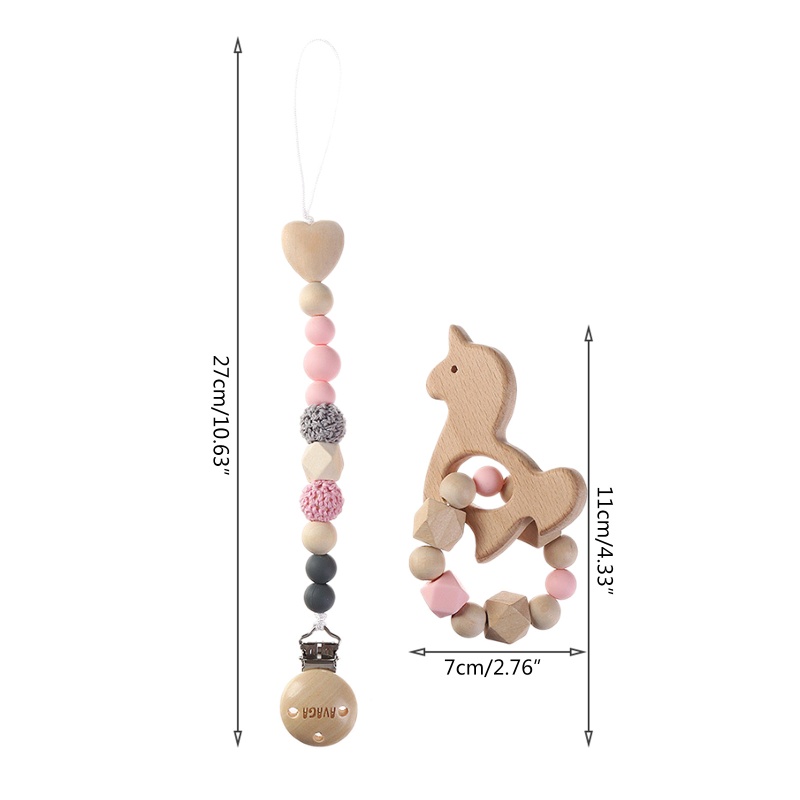 Bộ Đồ Chơi Lục Lạc Bằng Silicone Với Dây Xích Kẹp Đồ Chơi Cho Bé