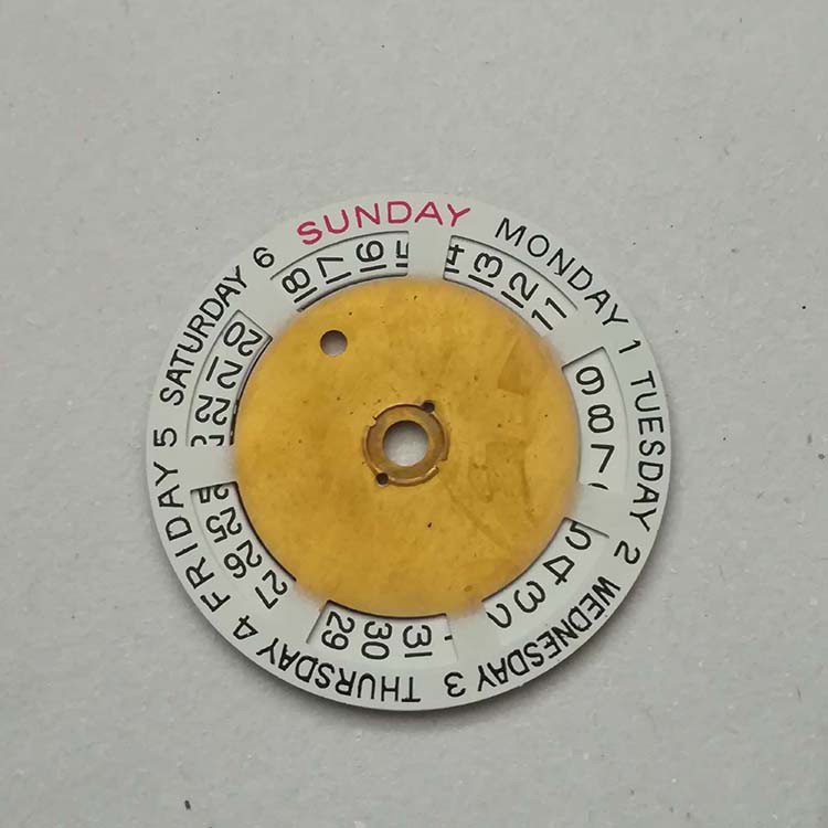 Calendar Day Watch Dial Disk Repair for 2836/2834 Mechanical Watch Movement