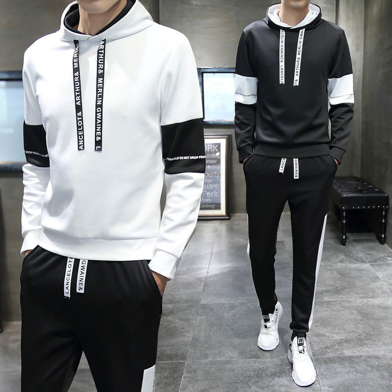 Men Casual Hoodie Set M-4XL