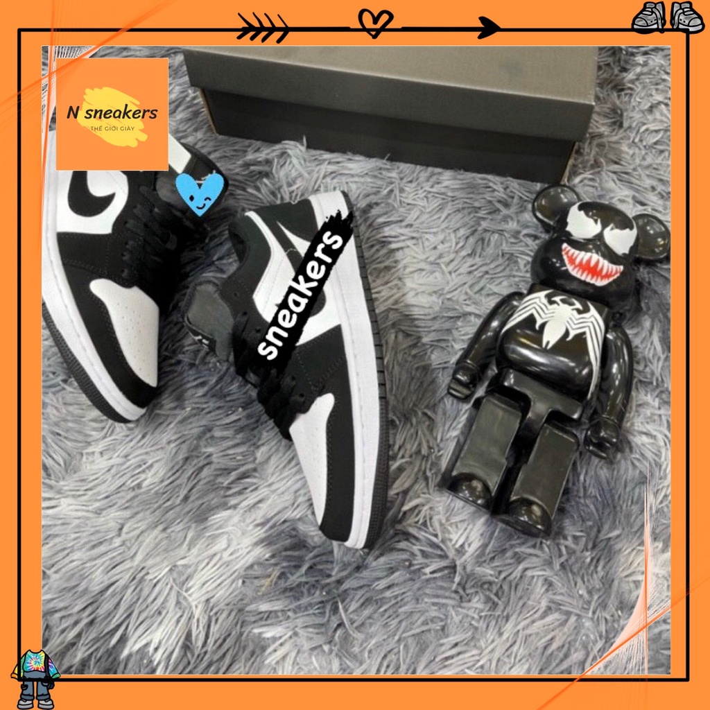 giày sneaker đen trắng J.D panda cổ thấp [ Hỗ trợ đổi trả ]