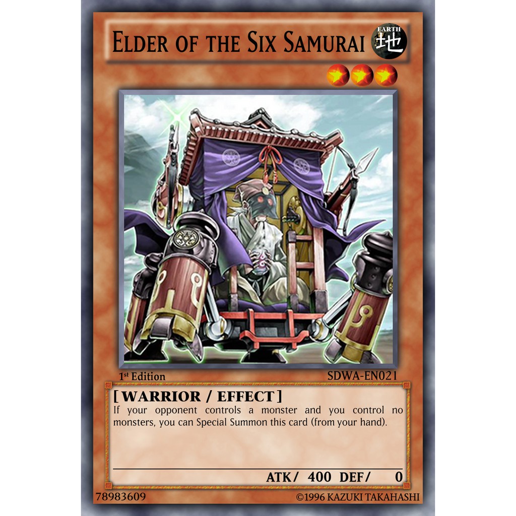 [BÀI IN YUGIOH] Bộ bài Six Samurai