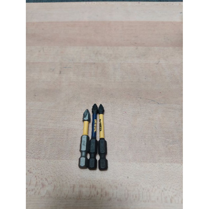 Bộ 3 Đầu mũi vít Dewalt Irwin PH2 dài 51mm - 58mm