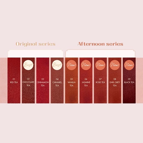 Combo Son kem lì Romand Milk Tea Velvet Tint 4.4g + Son kem lì Hàn Quốc Romand New Zero Velvet Tint 5.5g