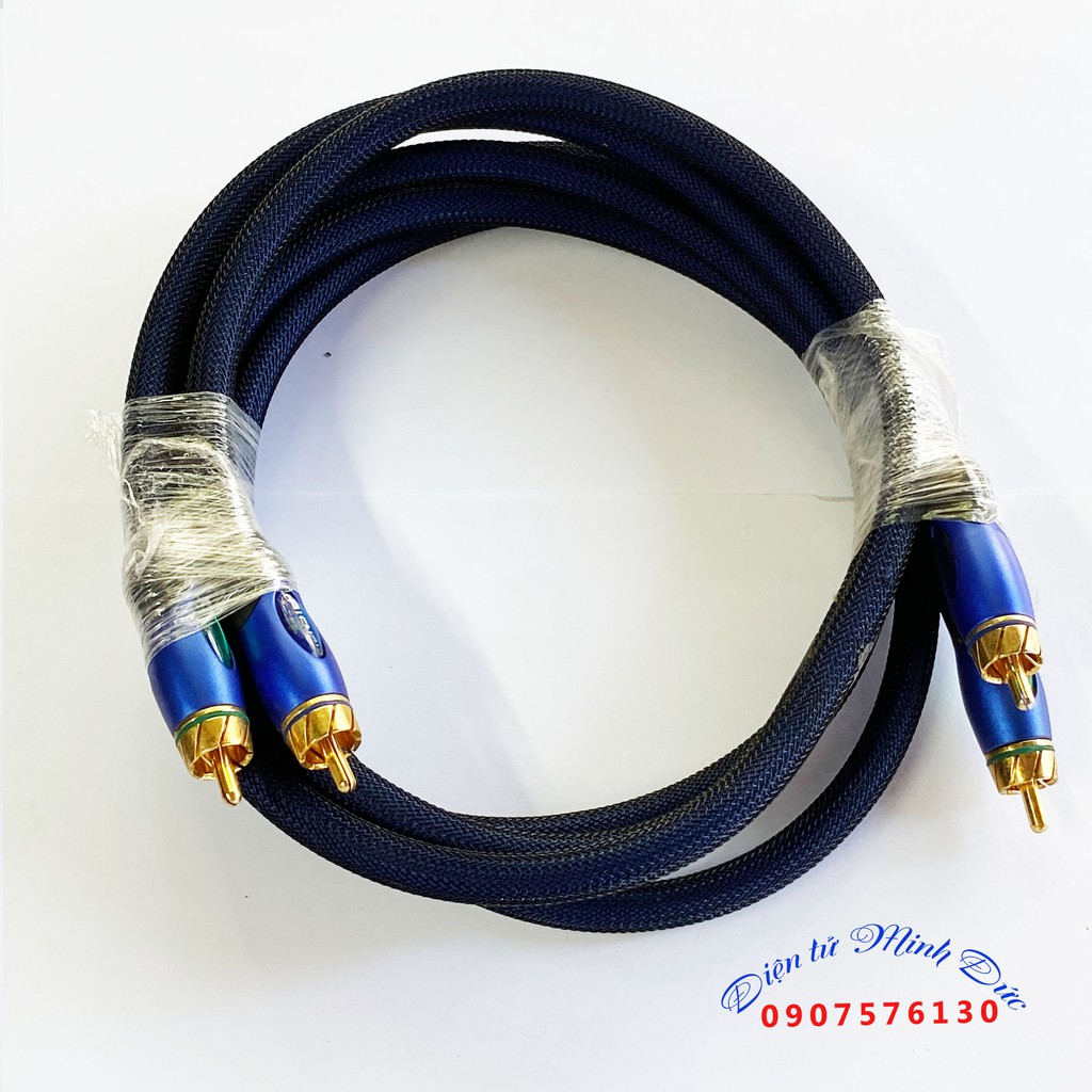 Audio Cable - Cable RCA to RCA - Dây tín hiệu âm thanh monster (hàng bãi) - 1.2M
