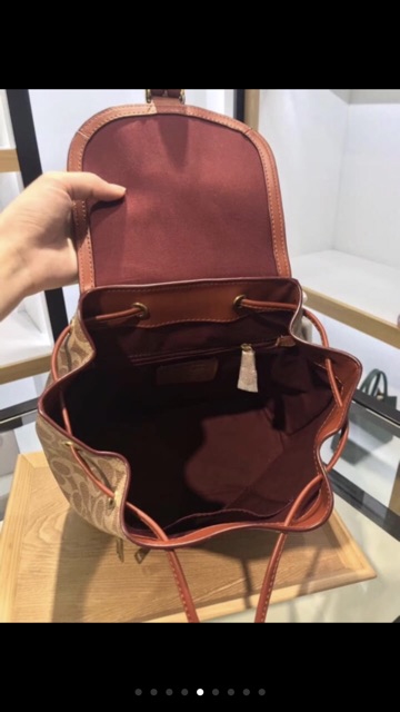 🆘Rẻ nhất shopee🆘 Ba lô Coach Evie Backpack siêu rộng