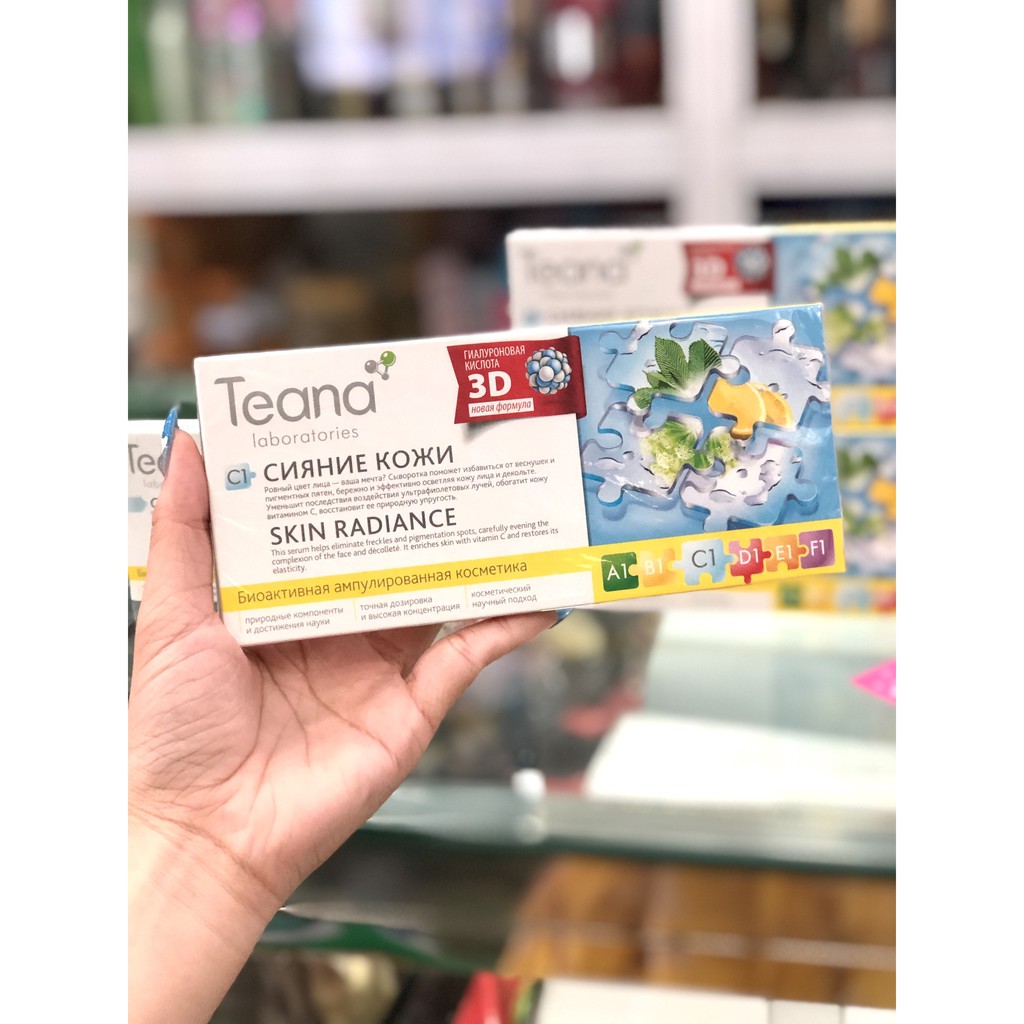 Collagen Teana C1 – Serum Collagen Tươi Dưỡng Trắng Da, Ngừa Nám Và Tàn Nhang(hộp 10 ống)