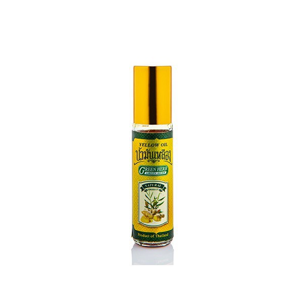 DẦU LĂN THẢO DƯỢC GỪNG GREEN HERB THÁI LAN 8ML