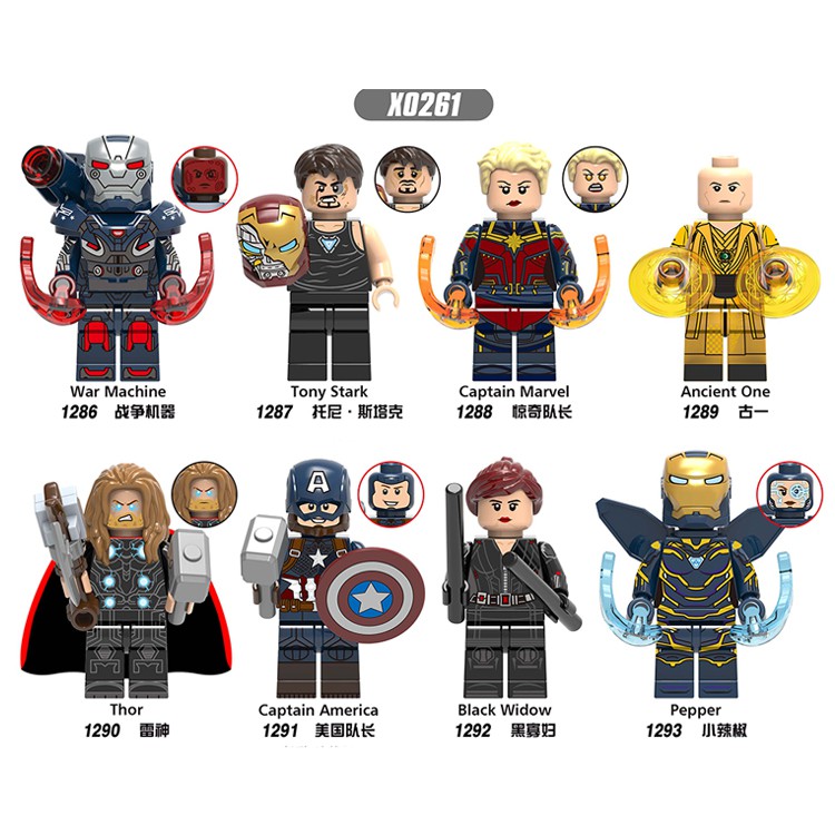 Mô hình lắp ráp nhân vật siêu anh hùng mavel Avengers X2061 độc đáo cho bé