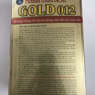 MAMA SỮA NON GOLD 012