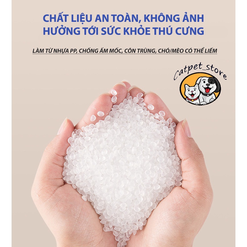 Chậu vệ sinh chó mèo cao cấp,chậu vệ sinh thú cưng cao cấp có vách ngăn,ngăn vương vãi
