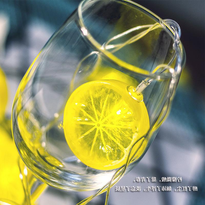 Dây Đèn LED Hình Lát Chanh Trang Trí Phòng