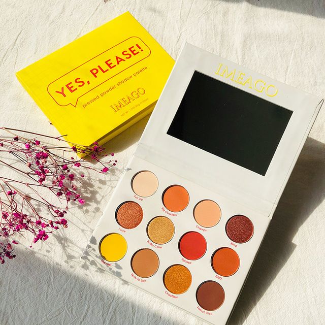 MẪU MỚI ( DUPE YES PLEASE ) BẢNG PHẤN MẮT 12 MÀU IMEAGO - HENG JIAO | BigBuy360 - bigbuy360.vn