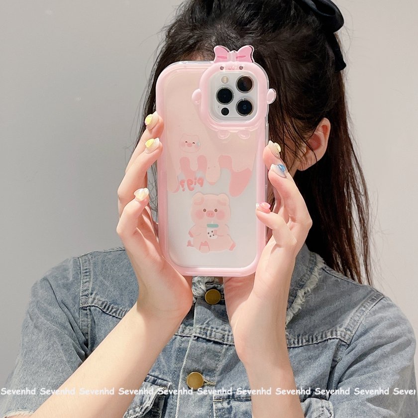 Ốp Điện Thoại Mềm Trong Suốt In Hình Thú Hoạt Hình Cho iPhone 14 13 12 11 Pro Max Xs Max Xr X 7 8 6 6s Plus