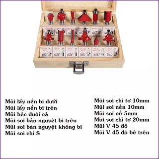 mũi soi gỗ 6,35  mm