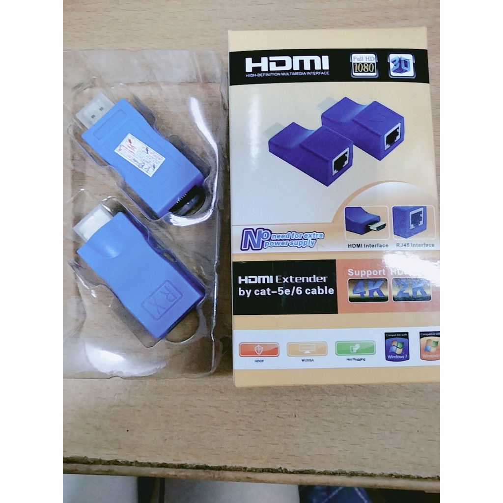Bộ HDMI kéo dài dây mạng- Hàng sịn-Hàng loại 1