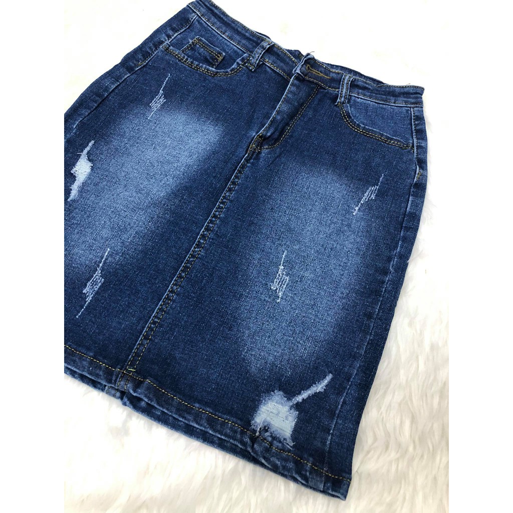 Sale Chân Váy Jeans Nữ Co Giãn Tôn Dáng | BigBuy360 - bigbuy360.vn