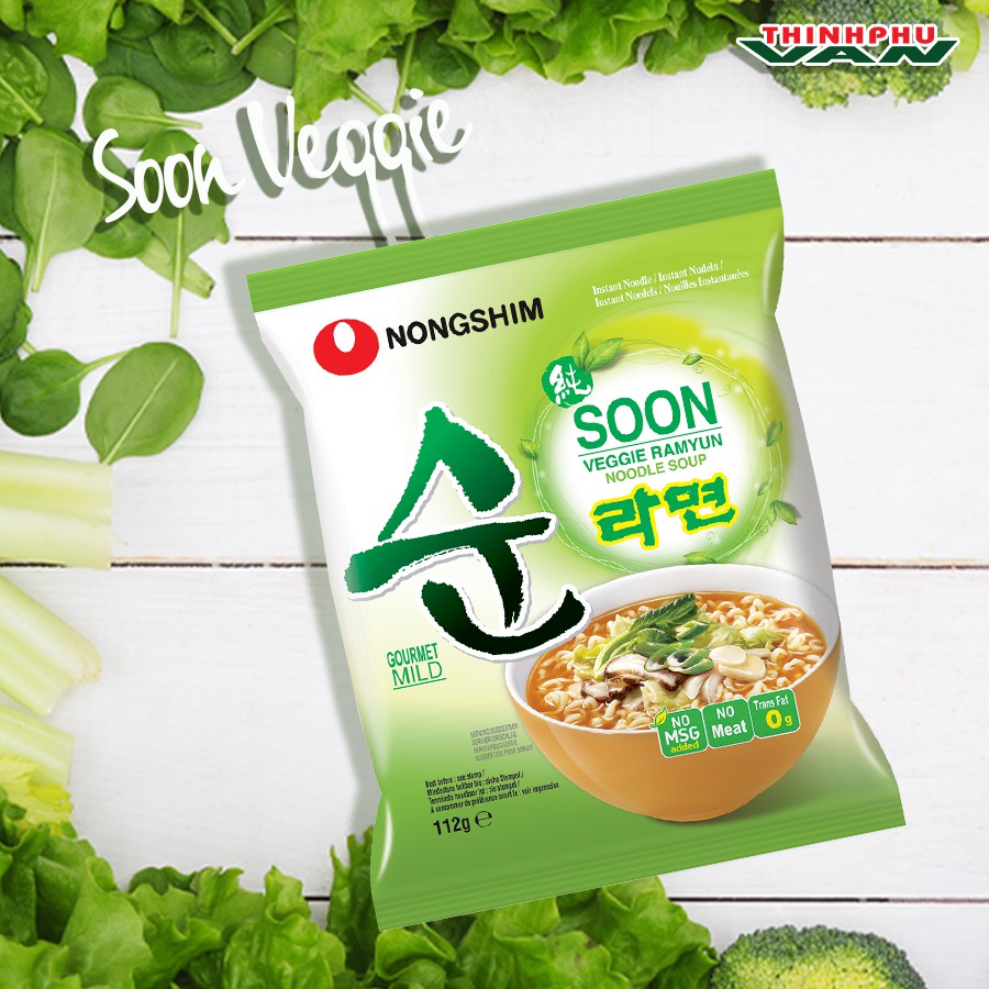 MÌ CHAY SOON VEGGIE 112GR (DATE T8/2022)