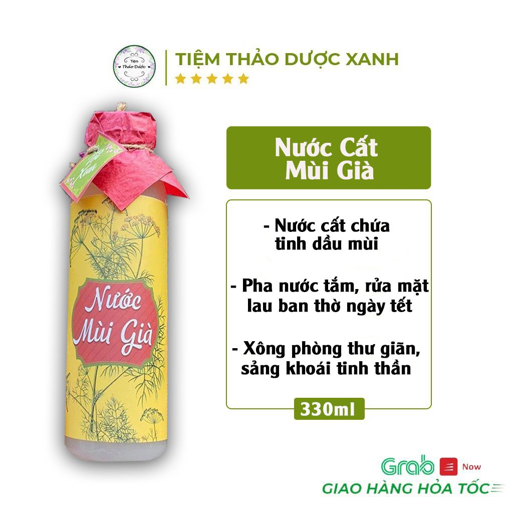 Combo nước cất và tinh dầu mùi già Tiệm Thảo Dược Xanh hương tết tắm giao thừa, tất niên