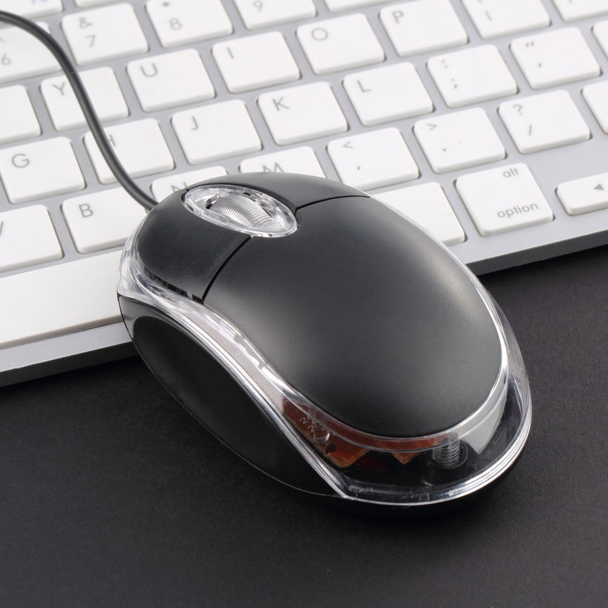 Chuột Quang Chơi Game Có Dây USB Màu Đen Cho Máy Tính DELL ASUS