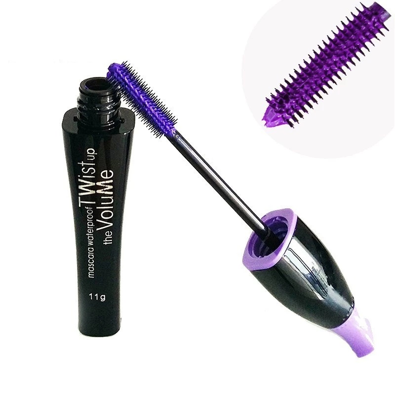 [Hàng mới về] Mascara chải dài cong và dày lông mi HENGFANG sợi tơ 3D tự nhiên chống thấm nước 4 màu sắc tùy chọn