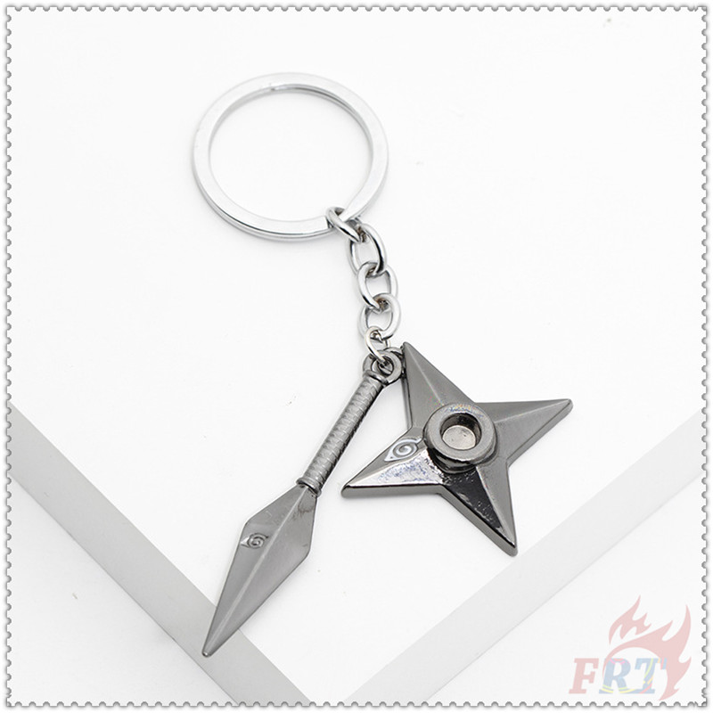 ✪ NARUTO - Shuriken Kunai Keychains ✪ 1Pc Metal Pendants Keyrings Accessories Gifts