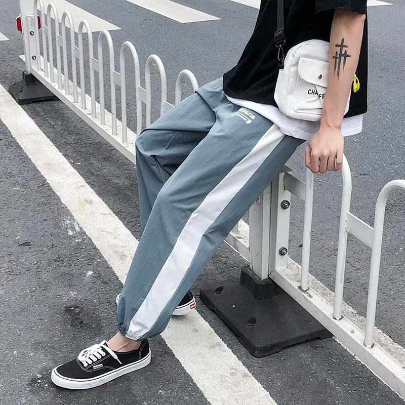 Quần dài thể thao phong cách Hàn Quốc dành cho nam 3 màu (M-3XL) tùy chọn