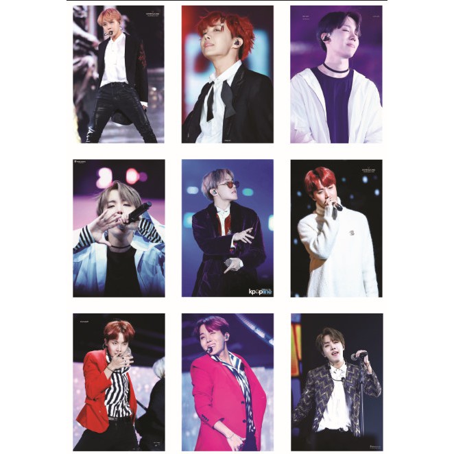 Lomo card ảnh thành viên BTS J-HOPE on stage Full 54 ảnh