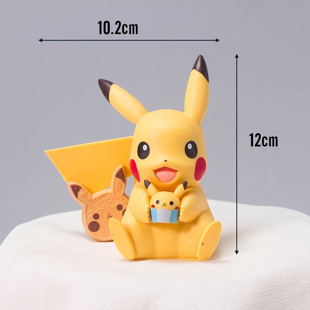 Mô hình Pikachu trang trí bánh kem sinh nhật dành cho trẻ em