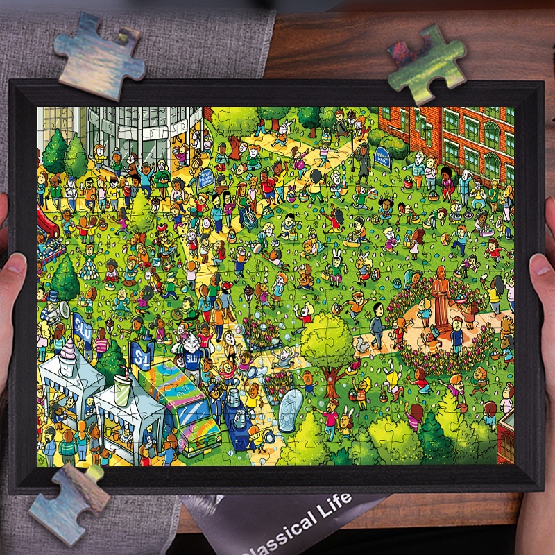 Bộ Đồ Chơi Xếp Hình 7 Mảnh Phát Triển Trí Thông Minh Cho Bé 1-6 Tuổi