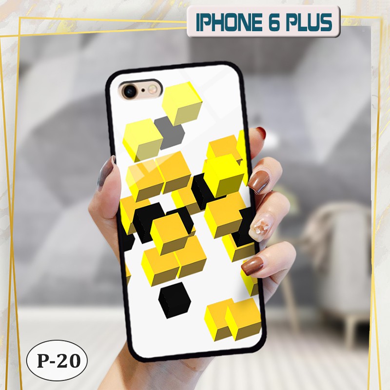 Ốp lưng kính iPhone 6 Plus- hình 3D