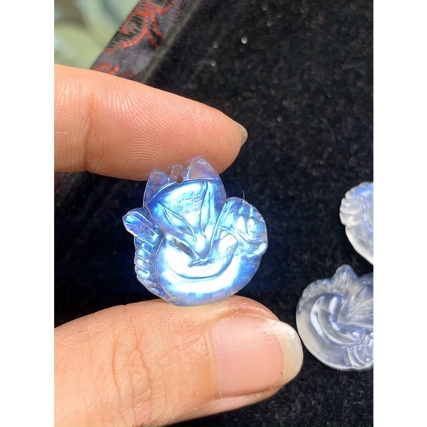 Mặt dây chuyền đeo cổ Hồ Ly chúa đá mặt trăng Moon cho đường tình duyên may mắn 🍀