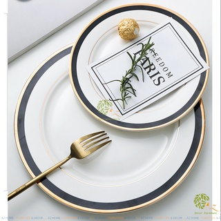 Bộ đĩa Pasta - Đĩa gốm sứ cao cấp - Đĩa decor