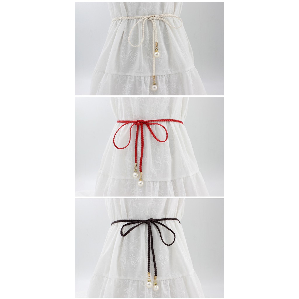 Thắt lưng nữ da tết đính ngọc thời trang Hàn Quốc TTL08