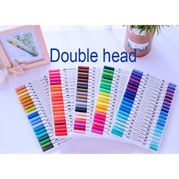 Bút màu thiết kế 2 đầu viết hoặc vẽ đa năng( Double head ) hàng cao cấp