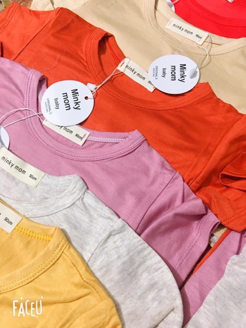 bộ minky mom thun lạnh cho bé