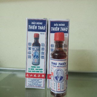 Dầu nóng Thiên Thảo lọ 10ml dầu xoa bóp