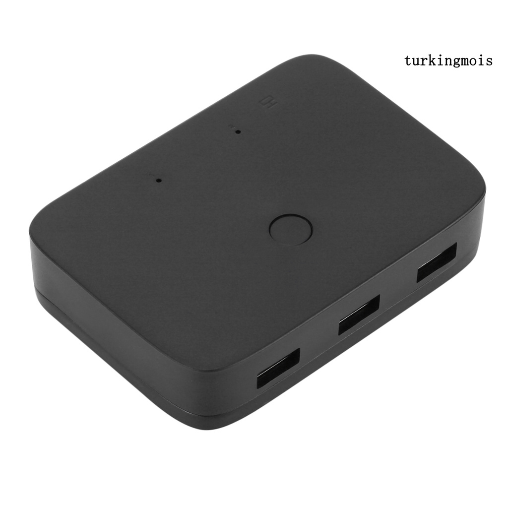 TSP_2 Port HDMI-compatible KVM Switcher Splitter PC Mouse Keyboard USB Print Sharing Device