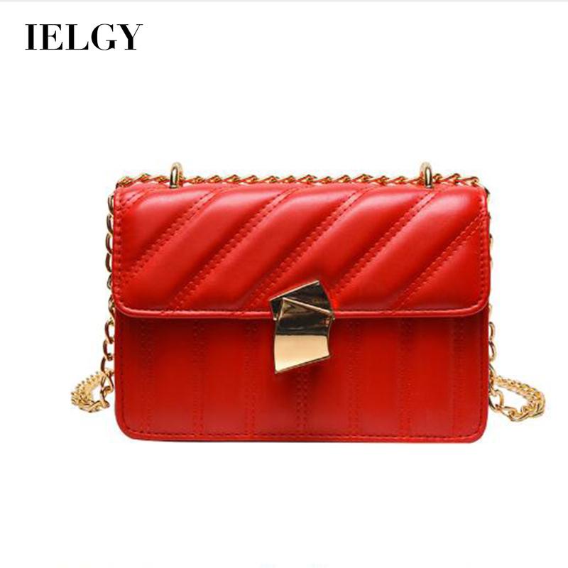Túi đeo vai IELGY dáng vuông nhỏ phong cách phương tây thời trang cho nữ